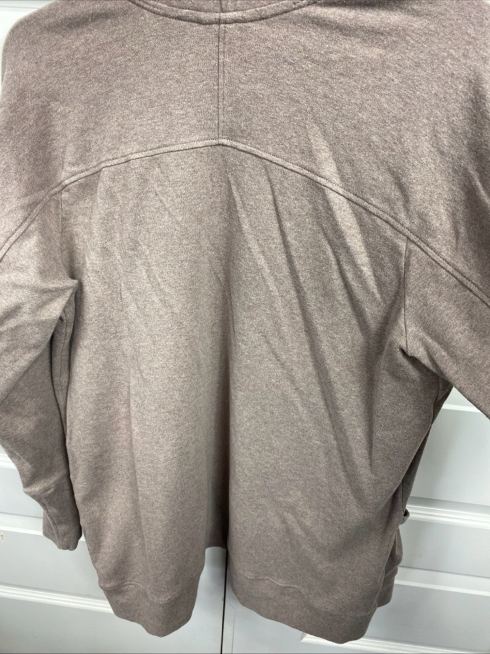 Pact Airplane Short Drape Cardigan Womens Brown Organic Cotton Sustainable Larg - Picture 5 of 6